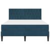 vidaXL Estructura de cama con colch&oacute;n Azul 120 x 190 cm Terciopelo