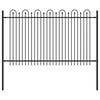 vidaXL Valla en Arco de P&uacute;as DRONTEN 200 x 166 cm Negro
