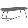 vidaXL Banco Gris oscuro 110 x 40 x 45 cm Terciopelo