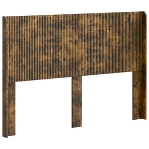 vidaXL Cabecero Roble Ahumado Madera de ingenier&iacute;a