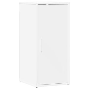 vidaXL Zapatero de aglomerado blanco 32x35x70 cm