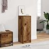vidaXL Armario Zapatero 32 x 35 x 92 cm Madera envejecida