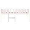 vidaXL Cama para ni&ntilde;os sin colch&oacute;n madera maciza pino blanca 80x200 cm