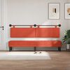 vidaXL Cabecera Colgante Rojo Naranja 210 x 55 x 5 cm Tela de Pana