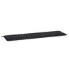 vidaXL Coj&iacute;n de Banco Tela Oxford Cuadro Negro 150 x 50 x 3 cm
