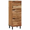 vidaXL Aparador alto Marr&oacute;n 40 x 33 x 110 cm Madera de mango maciza