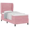 vidaXL Cama tipo Box Spring con cabecera Rosa 200 x 100 cm Terciopelo