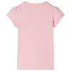 Camiseta infantil rosa claro 128