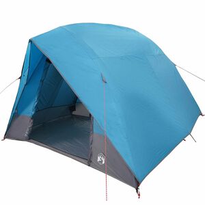 vidaXL Tienda de camping con techo Azul 320 x 275 x 190 cm tafet&aacute;n
