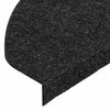vidaXL Alfombrilla autoadhesiva escalera 30 uds negro 65x22,5x3,5 cm