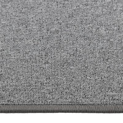 vidaXL Alfombra de pasillo gris oscuro 80x300 cm