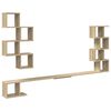 vidaXL Estante de TV Montado en la Pared Roble Sonoma 180 x 15 x 94 cm