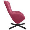 vidaXL Sillón huevo Rojo vino 63 x 73 x 90 cm Terciopelo