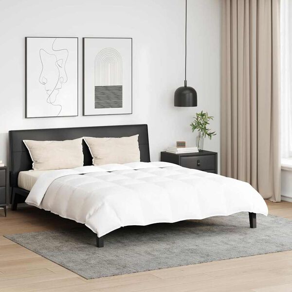 vidaXL Juego de Edredón con almohada 3 pcs Pluma de pato