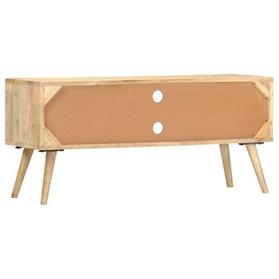 vidaXL Mueble para TV madera maciza de mango 100x30x45 cm