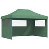 vidaXL Carpa de Fiesta Verde 292 x 440 x 315 cm Tela Oxford