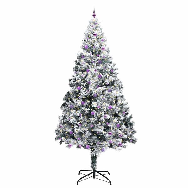 vidaXL &Aacute;rbol de Navidad con 300 LED con soporte Verde 300 cm PVC