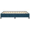 vidaXL Estructura de cama sin colch&oacute;n terciopelo azul oscuro 140x200cm