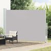 vidaXL Toldo lateral retr&aacute;ctil para patio gris 200x300 cm