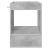 vidaXL Mesa Auxiliar 2 pcs Gris Concreto 40 x 40 x 56 cm