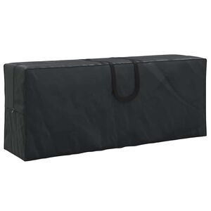 vidaXL Bolsa de Almacenamiento Exterior Negro 125 x 32 x 50 cm