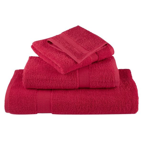 vidaXL Toallas de baño SOLUND 10 uds 100x150 cm 600 gsm