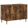 vidaXL Mueble de lavabo para ba&ntilde;o DELFT Roble Ahumado 82 x 41 x 59 cm