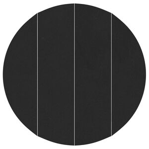 vidaXL Lona para el fondo de la piscina Negro &Oslash; 458 cm Tela no tejida