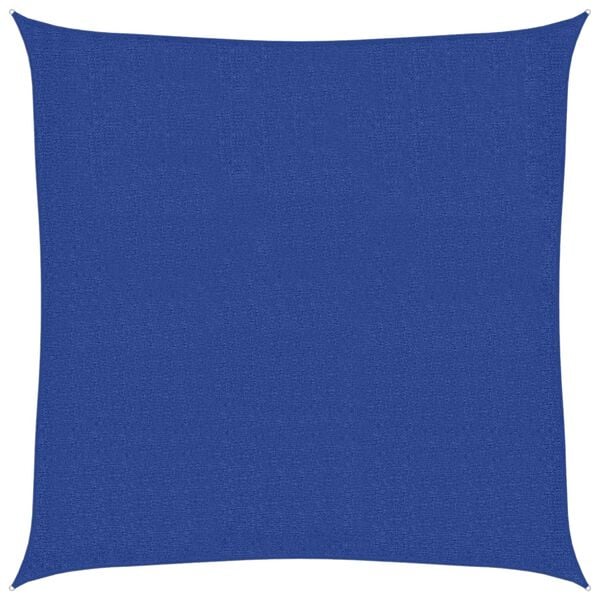 vidaXL Toldo de vela HDPE azul 160 g/m&sup2; 2x2 m