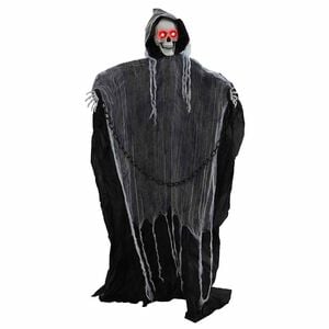 vidaXL Segador de almas colgante para Halloween SPOOKA Negro