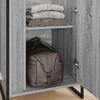 vidaXL Armario 2 pcs Gris Sonoma 50 x 50 x 200 cm Madera contrachapada