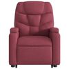 vidaXL Sill&oacute;n el&eacute;ctrico reclinable elevable de tela rojo tinto