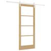 vidaXL Puerta Corredera ORKDAL Natural 83 x 202 cm