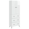 vidaXL Juego de armarios 2 uds. 66 x 34,5 x 90 cm Madera de ingenier&iacute;a