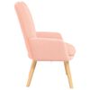 vidaXL Silla Relax Rosa 63 x 67 x 94 cm tela