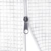 vidaXL Invernadero con estructura de acero blanco 80 m&sup2; 16x5x2,3 m