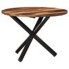 vidaXL Mesa de comedor de madera acacia acabado miel 100x100x75 cm