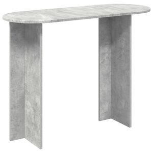 vidaXL Mesa Consola Gris Hormig&oacute;n 100 x 39,5 x 75 cm