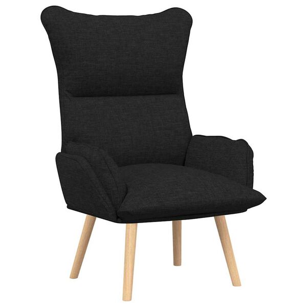 vidaXL sillón Negro 69 x 74 x 93 cm tela