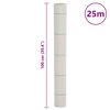 vidaXL Membrana de malezas PP blanca 1x25 m