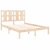 vidaXL Estructura de cama sin colch&oacute;n madera de pino blanca 140x200 cm