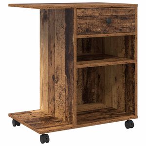 vidaXL Soporte para Impresora Madera envejecida 60 x 40 x 68,5 cm
