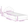 vidaXL Cama para niños con cabecero Rosa 80 x 200 cm Terciopelo