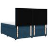 vidaXL Cama box spring con colch&oacute;n terciopelo azul oscuro 200x200 cm