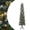 vidaXL &Aacute;rbol de Navidad artificial Verde 240 cm PVC, Pl&aacute;stico y Acero