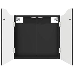 vidaXL Armario para dianas Negro 56 x 12 x 63 cm Madera de ingenier&iacute;a