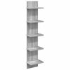 vidaXL Estante de pared Sonoma gris 22 x 15 x 100 cm