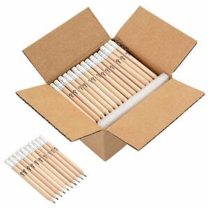 vidaXL L&aacute;pices HB &Oslash; 0,7 x 10 cm Natural Madera de &aacute;lamo s&oacute;lido