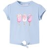 Camiseta infantil azul 116