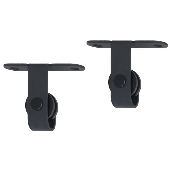 vidaXL Kit mini puerta corredera armario acero carbono 152 cm